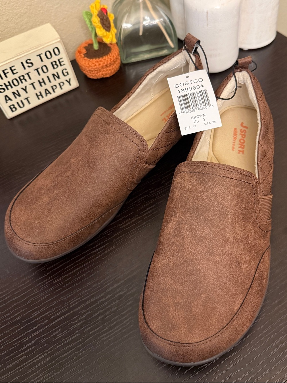JSport by Jambu Women’s Brown Slip-On Loafers - Picture 7 of 7